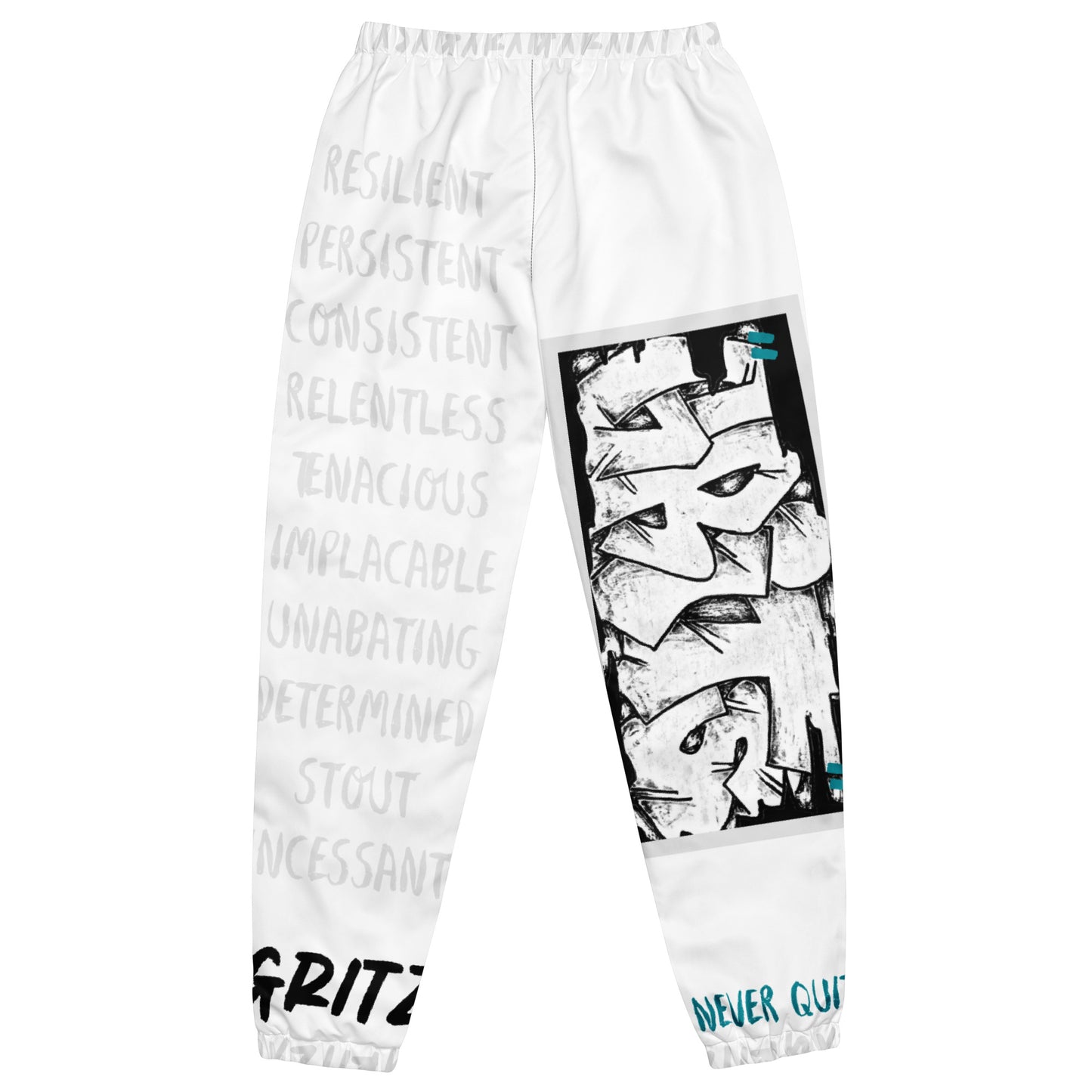 The Gritz "If God is 4 me" Unisex track pants