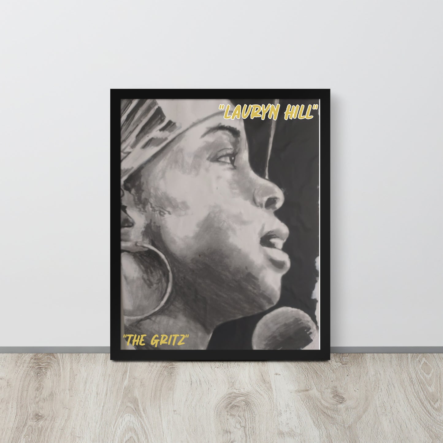 Framed Lauryn Hill Art poster Drawing by The Gritz