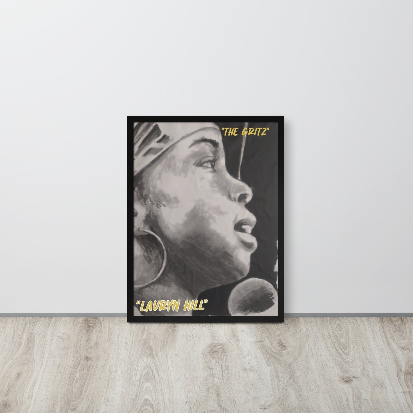 Framed Lauryn Hill Art poster Drawing by The Gritz