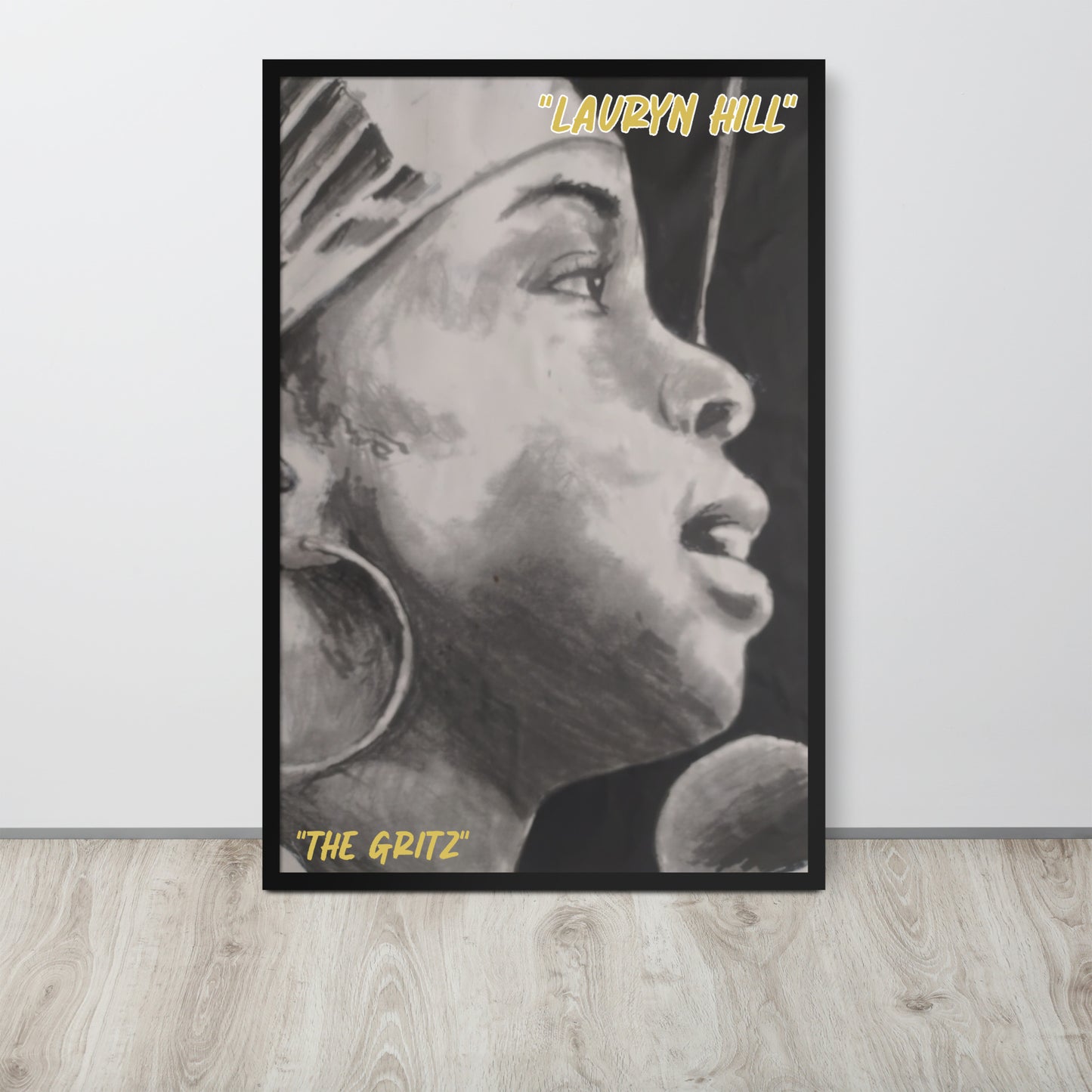 Framed Lauryn Hill Art poster Drawing by The Gritz