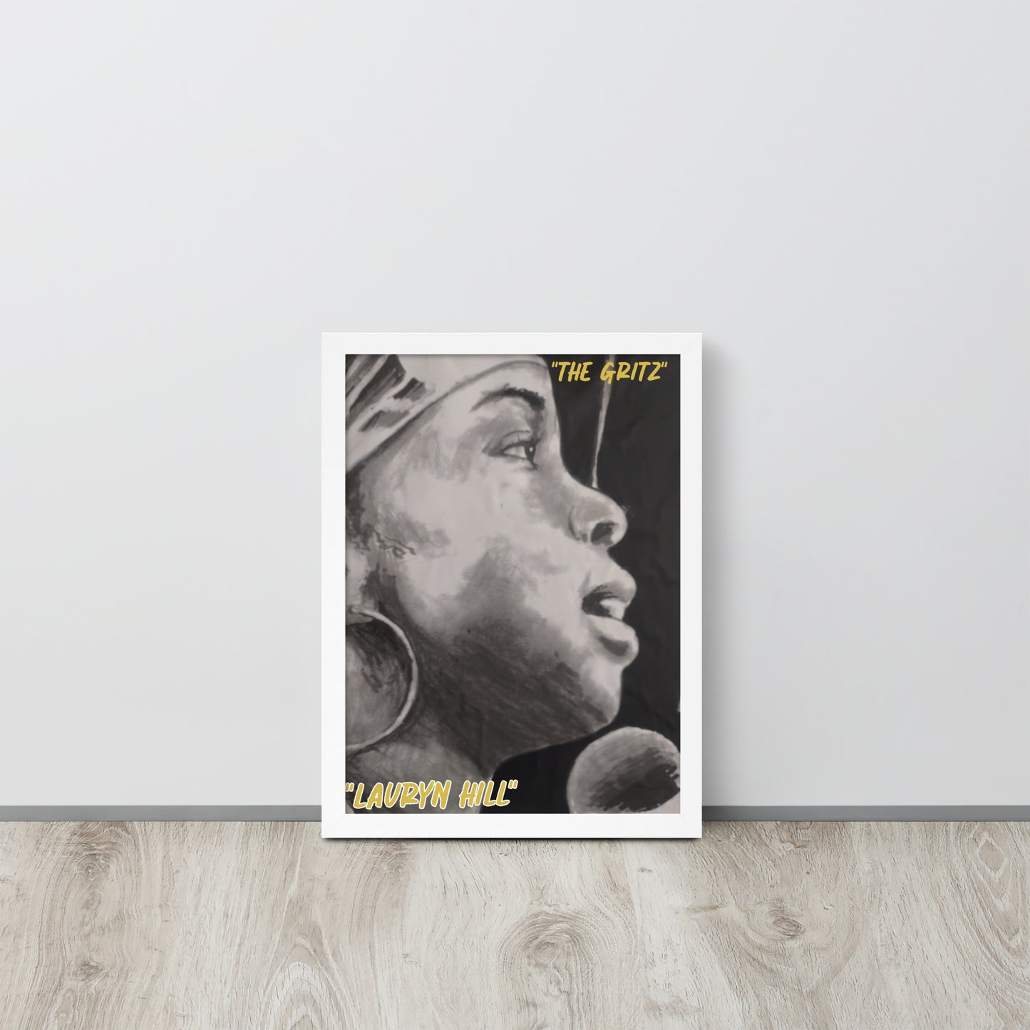 Framed Lauryn Hill Art poster Drawing by The Gritz