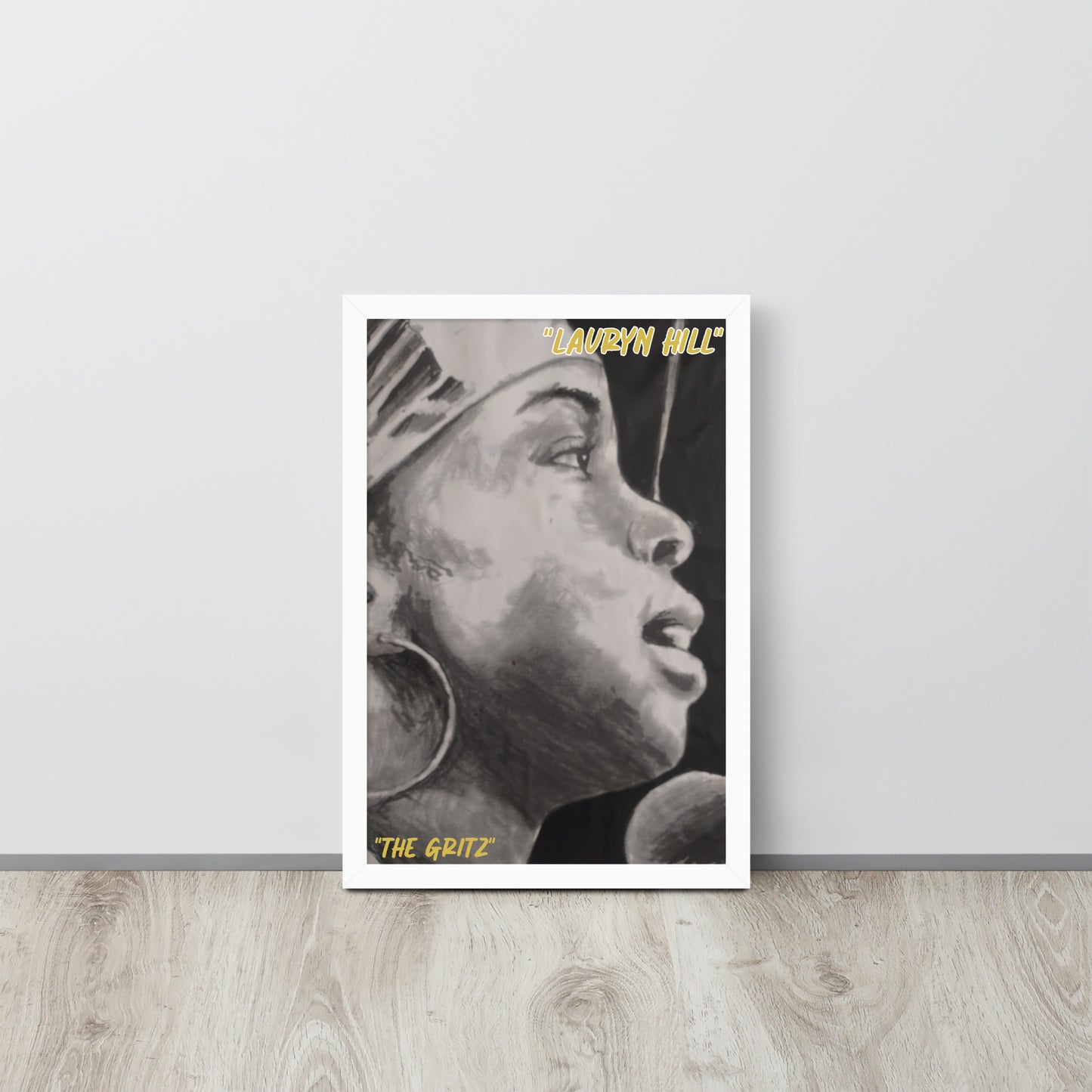 Framed Lauryn Hill Art poster Drawing by The Gritz
