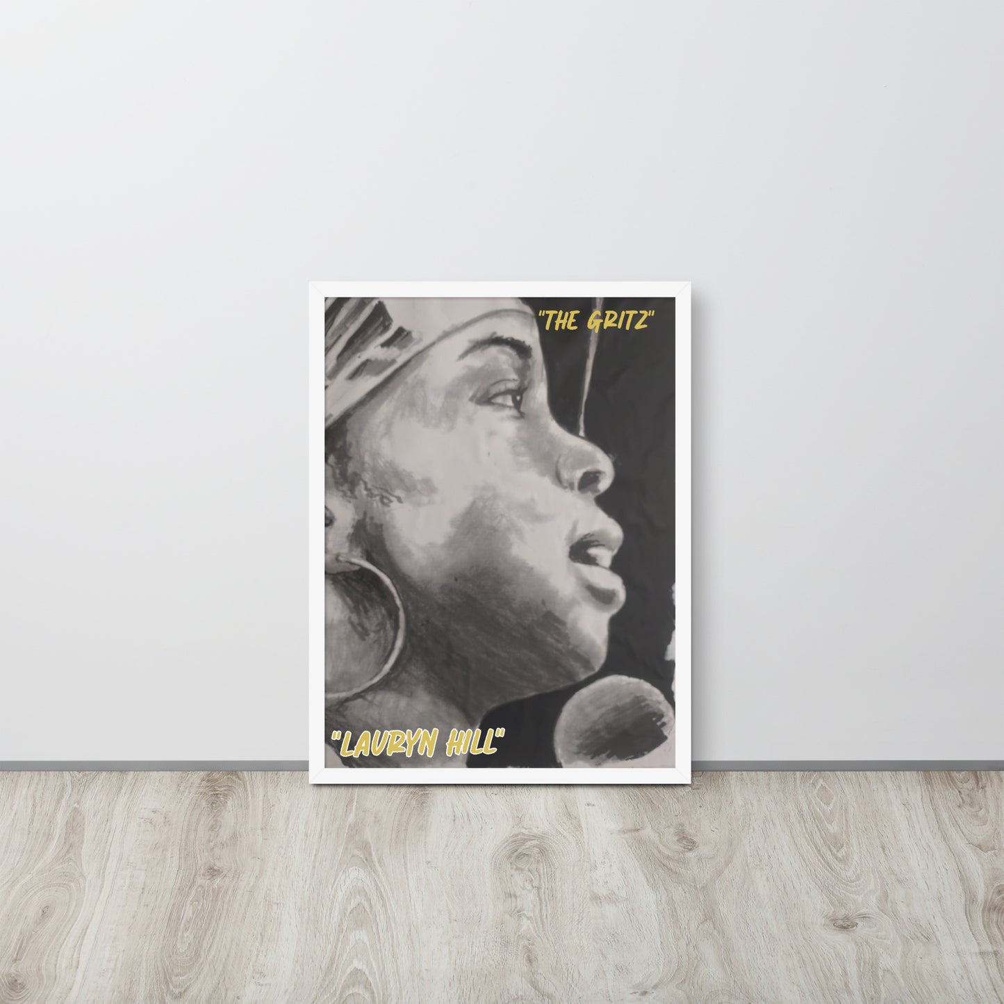 Framed Lauryn Hill Art poster Drawing by The Gritz