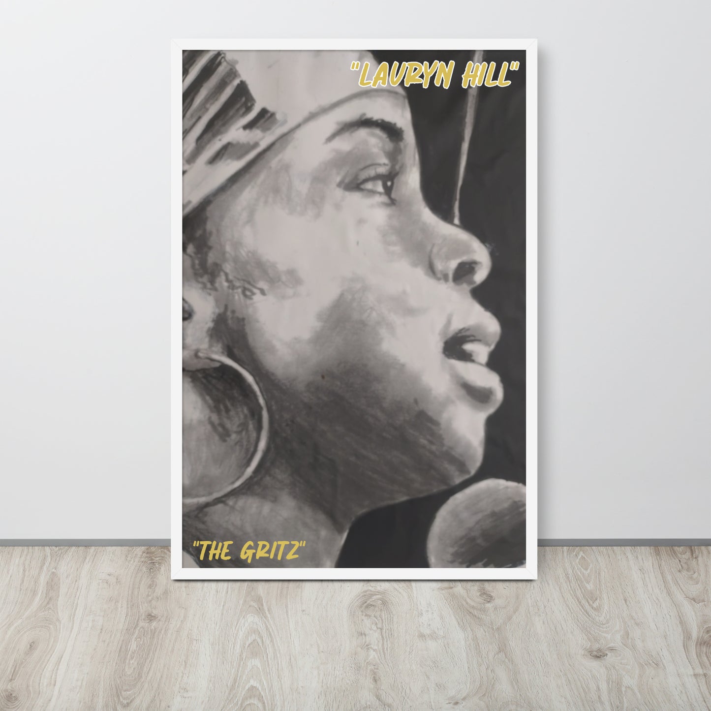Framed Lauryn Hill Art poster Drawing by The Gritz