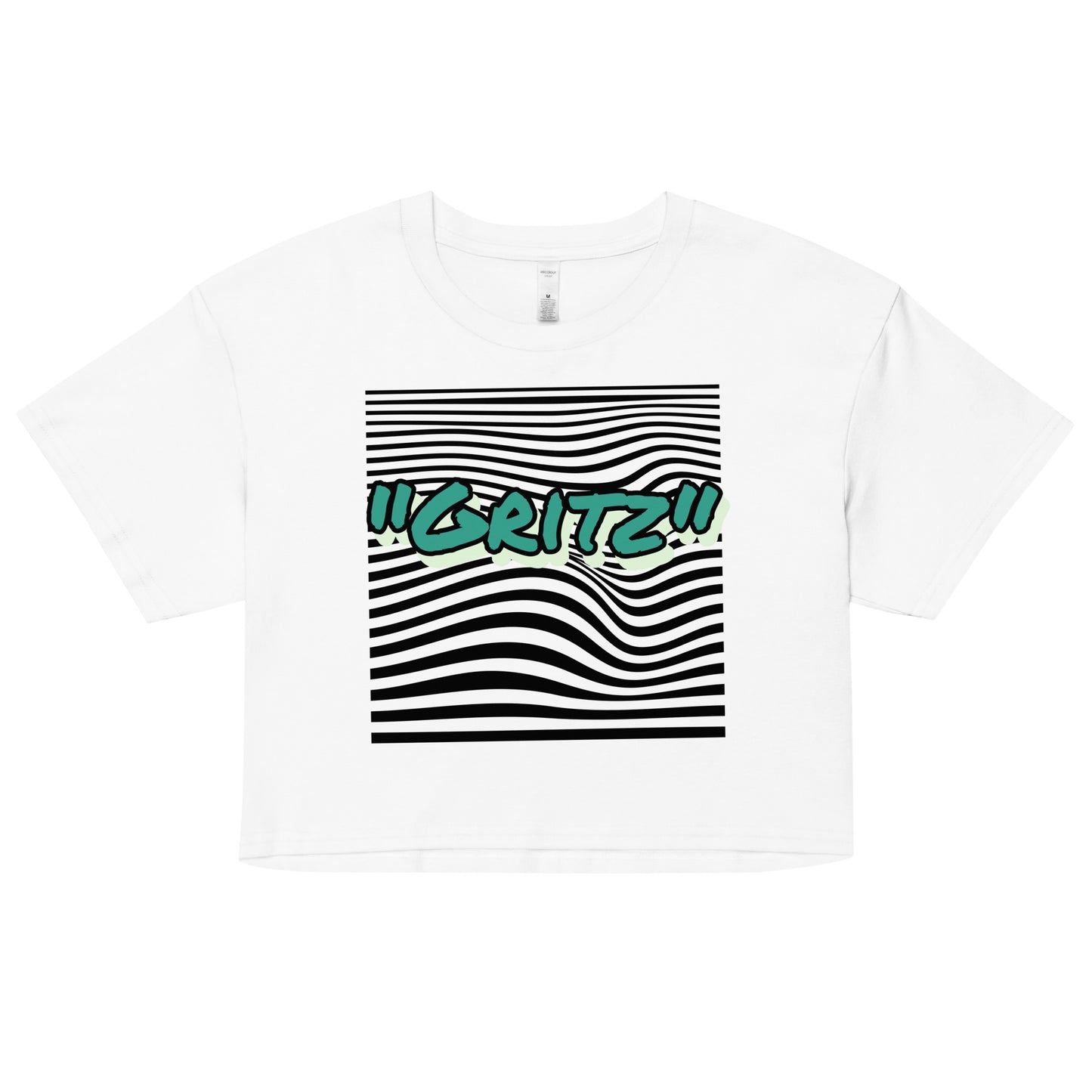 Gritz Women’s graffiti crop top